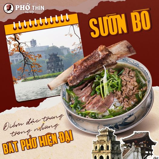 SƯỜN BÒ - ĐIỂM ĐẶC TRƯNG TRONG NHỮNG BÁT PHỞ HIỆN ĐẠI