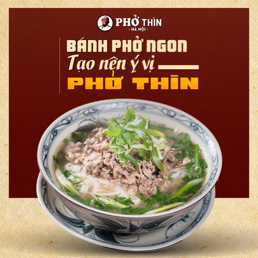 BÁNH PHỞ NGON TẠO NÊN Ý VỊ PHỞ THÌN